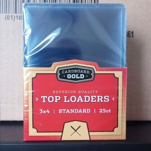 CBG Regular 3x4 Top Loaders 25 Count